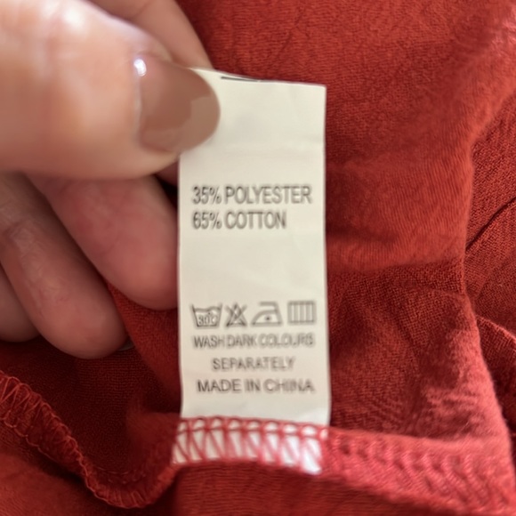 🚨SOLD🚨Beautiful Ladies Tiered Short-Sleeve Button-Front Dress Size XXL NWT - Picture 9 of 9